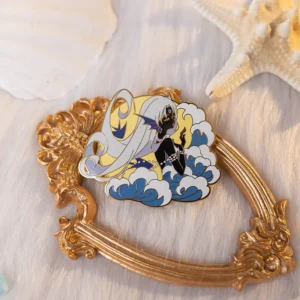 Sea Siren Girl in the Waves Lapel Pin