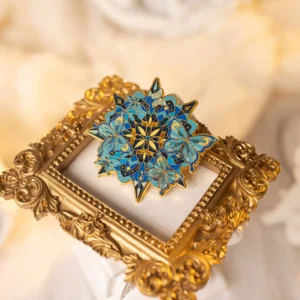 Dream-Stained Butterfly Enamel Pin